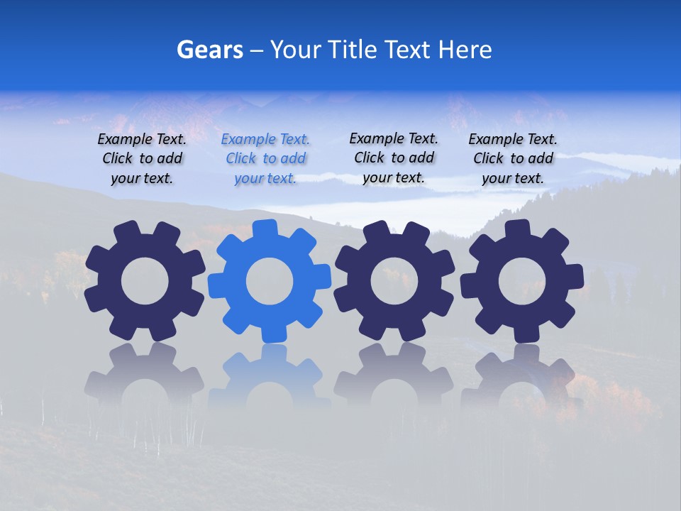 Beautiful Mountain View PowerPoint Template