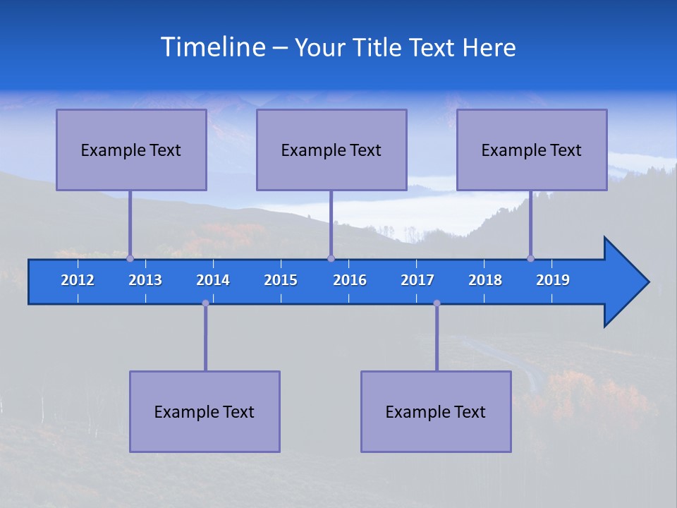 Beautiful Mountain View PowerPoint Template