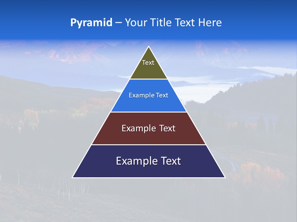 Beautiful Mountain View PowerPoint Template