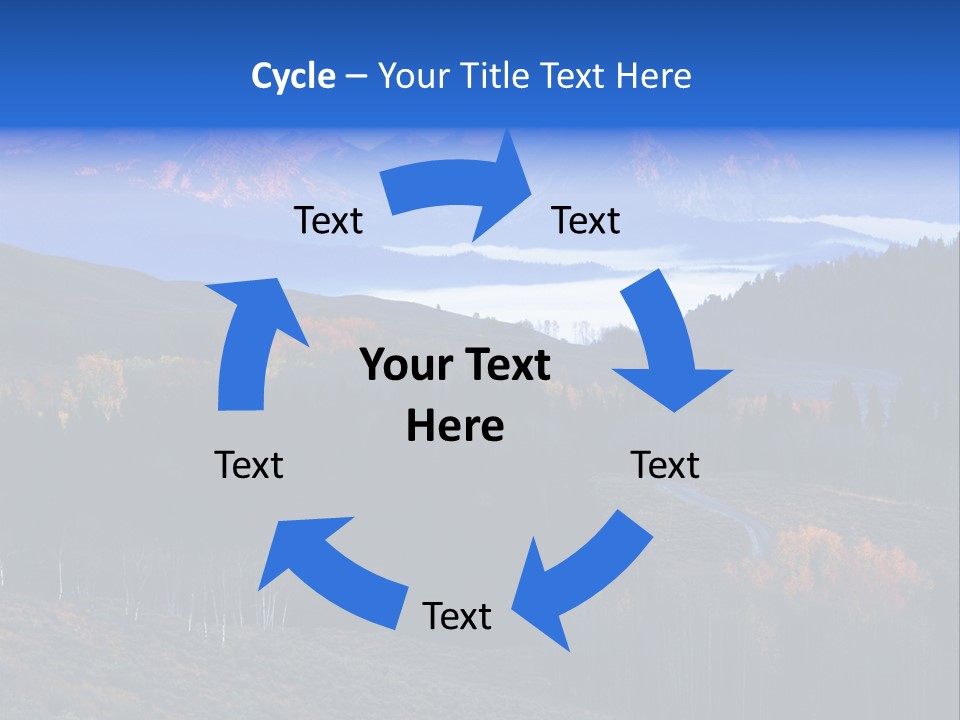 Beautiful Mountain View PowerPoint Template