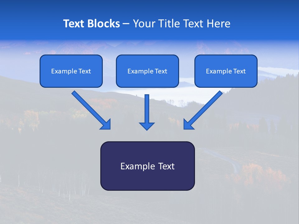 Beautiful Mountain View PowerPoint Template