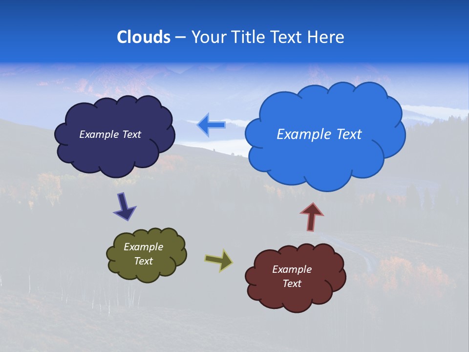 Beautiful Mountain View PowerPoint Template