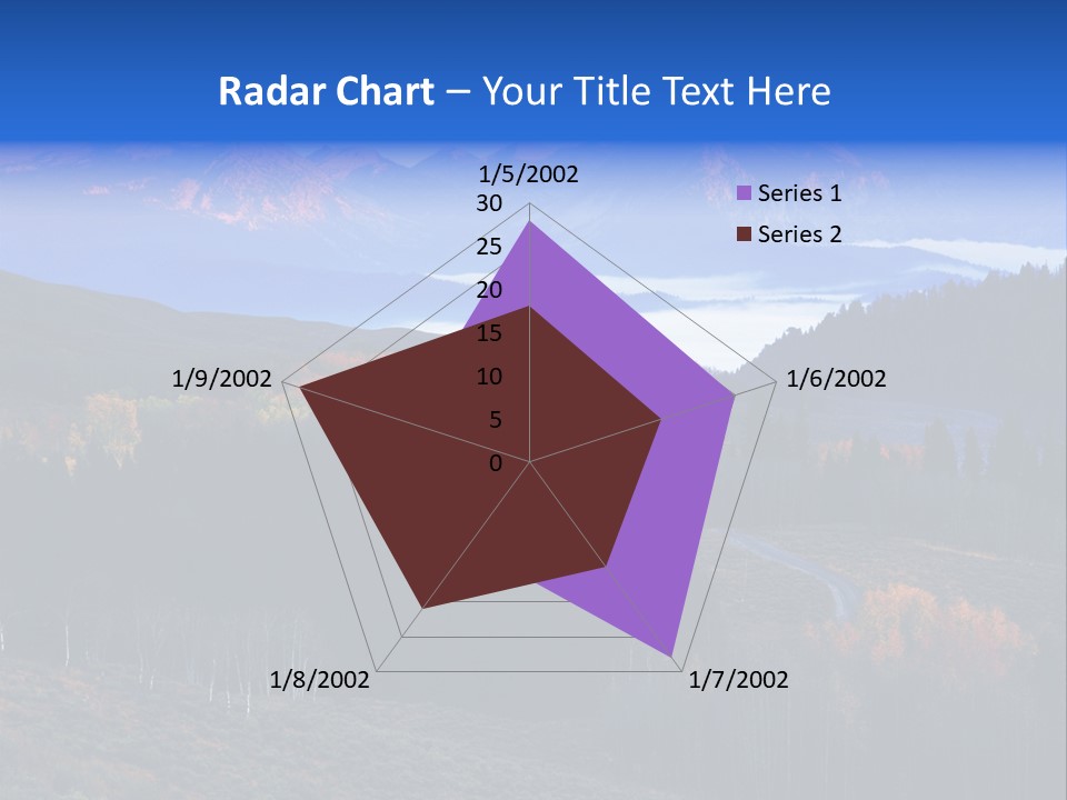 Beautiful Mountain View PowerPoint Template