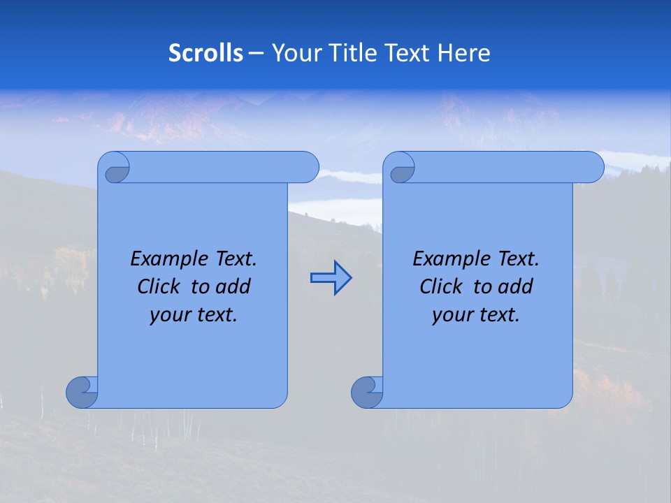 Beautiful Mountain View PowerPoint Template