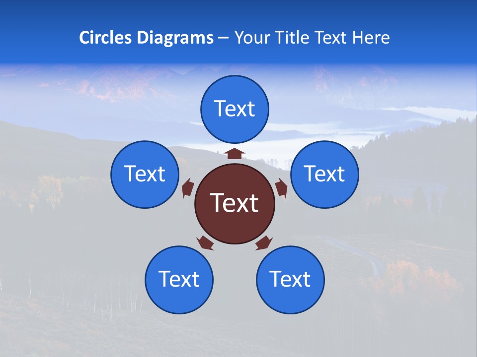 Beautiful Mountain View PowerPoint Template