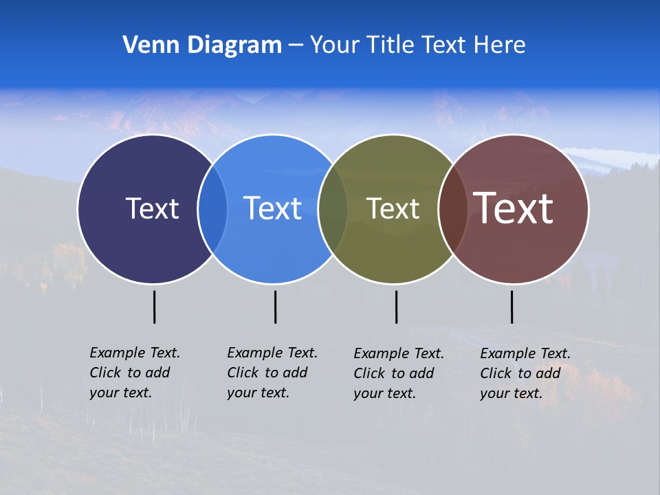 Beautiful Mountain View PowerPoint Template
