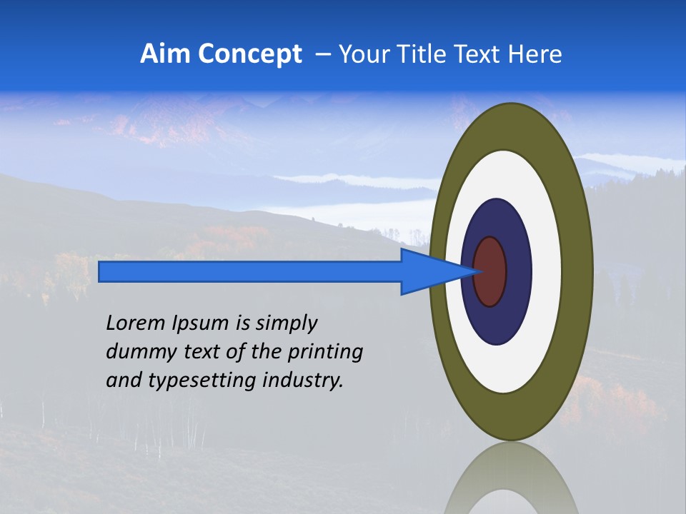 Beautiful Mountain View PowerPoint Template