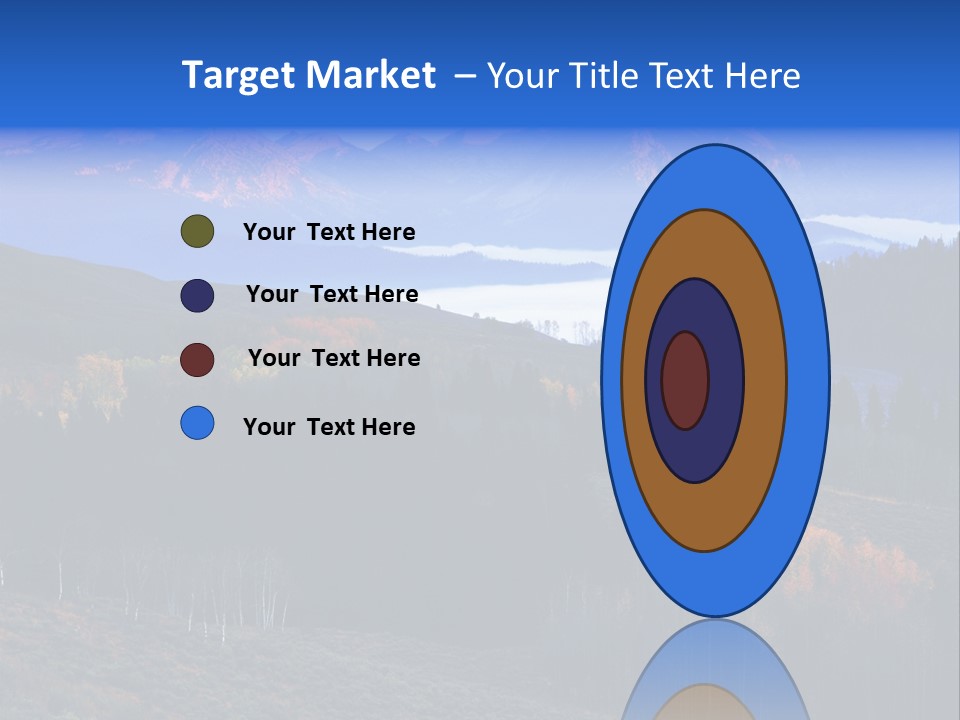 Beautiful Mountain View PowerPoint Template