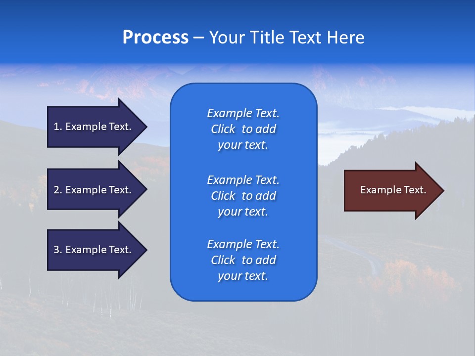 Beautiful Mountain View PowerPoint Template