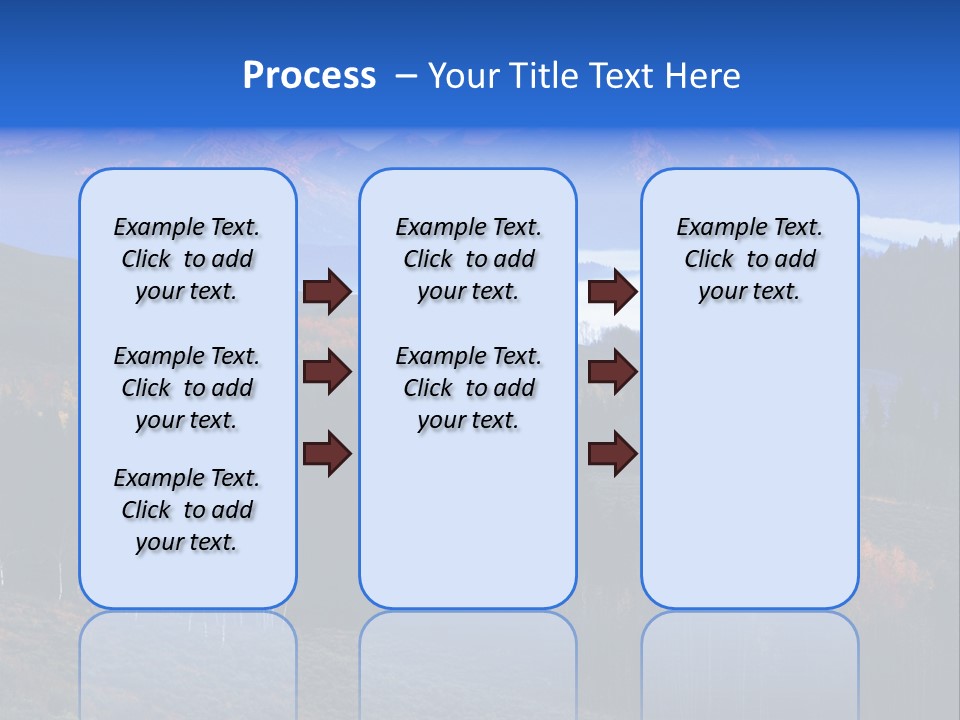 Beautiful Mountain View PowerPoint Template