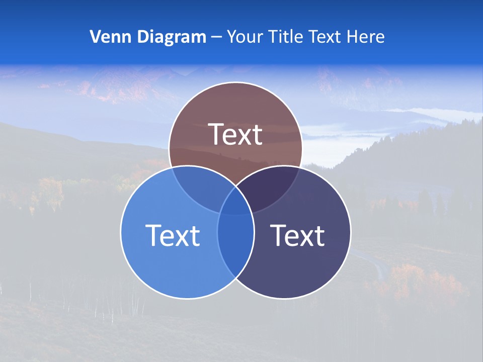 Beautiful Mountain View PowerPoint Template