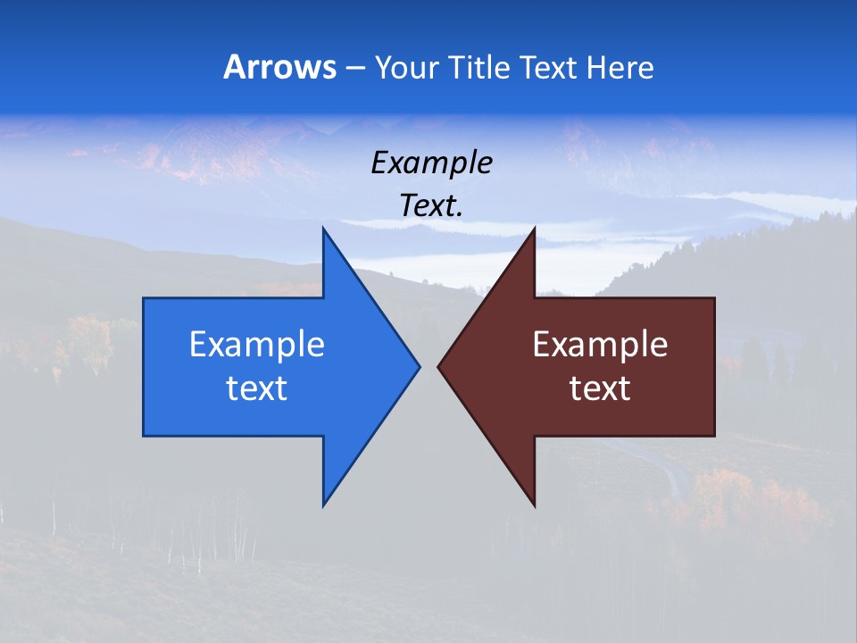 Beautiful Mountain View PowerPoint Template