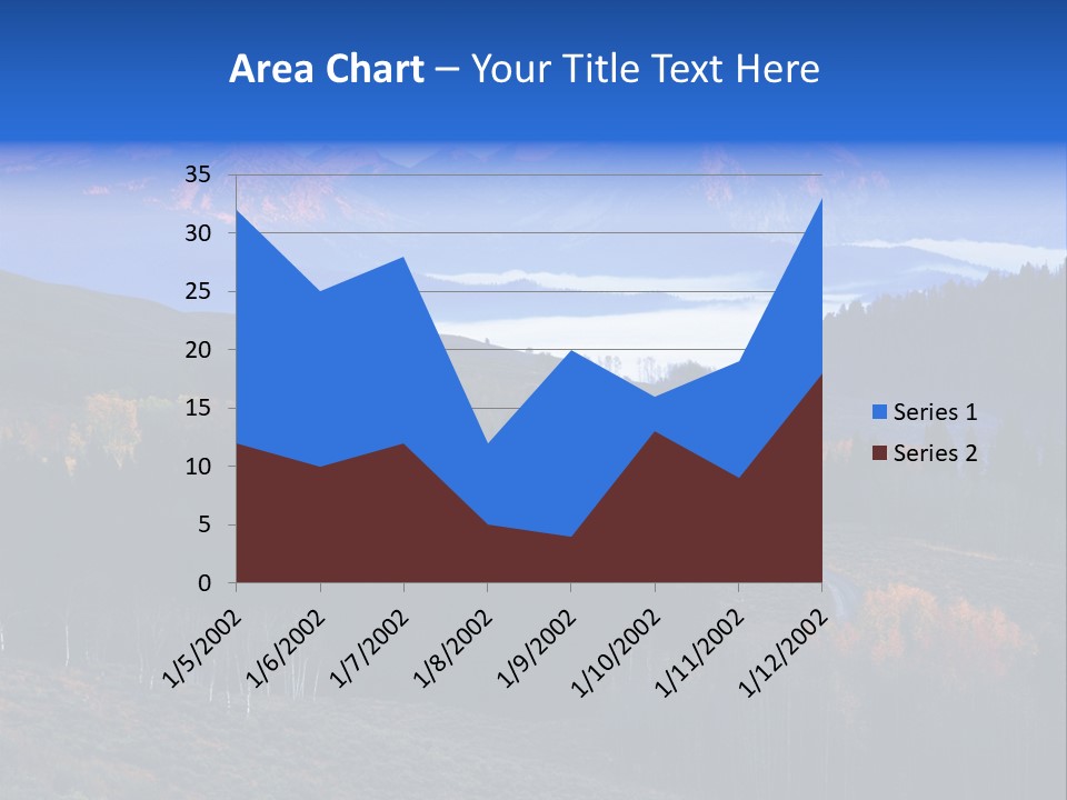 Beautiful Mountain View PowerPoint Template