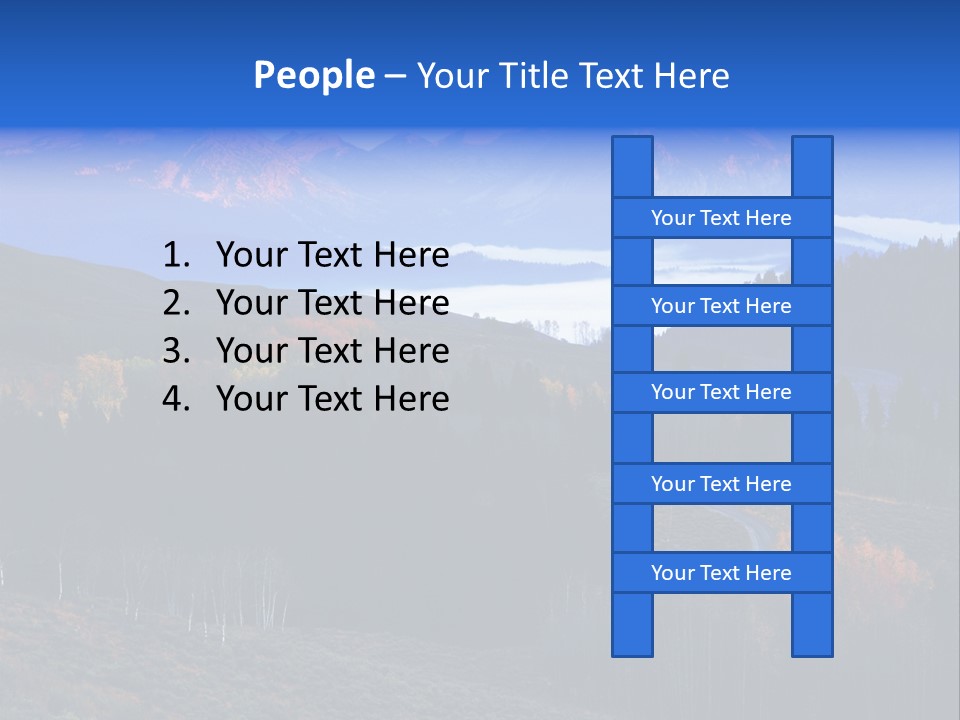 Beautiful Mountain View PowerPoint Template