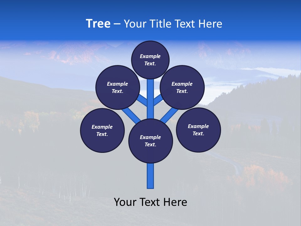 Beautiful Mountain View PowerPoint Template
