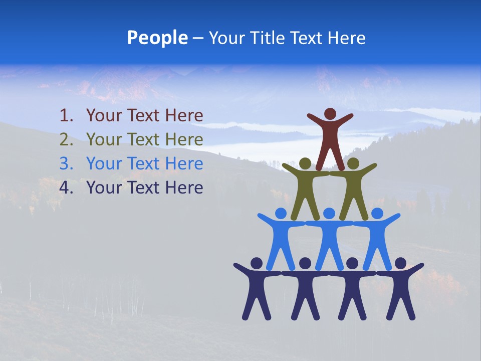 Beautiful Mountain View PowerPoint Template