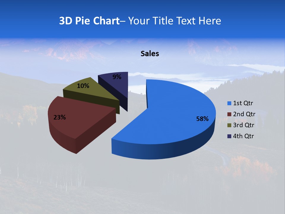 Beautiful Mountain View PowerPoint Template