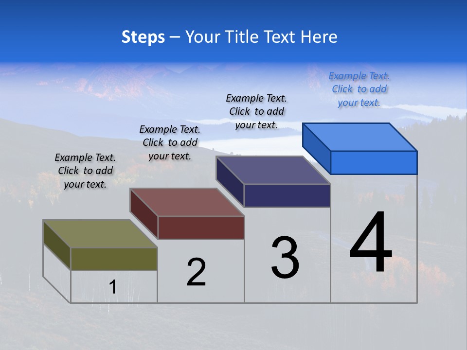 Beautiful Mountain View PowerPoint Template