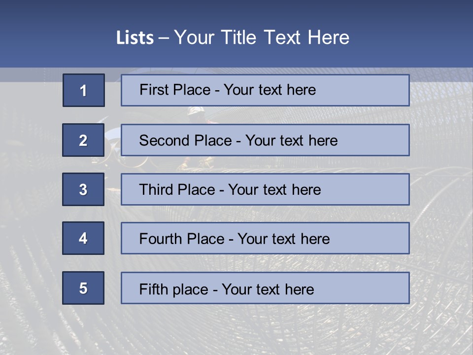 Technology Line Tunnel Columns PowerPoint Template