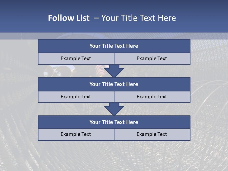 Technology Line Tunnel Columns PowerPoint Template