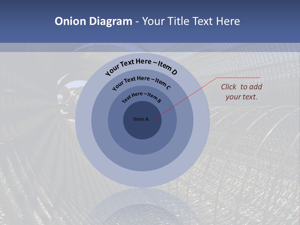 Technology Line Tunnel Columns PowerPoint Template