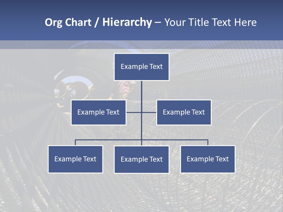Technology Line Tunnel Columns PowerPoint Template