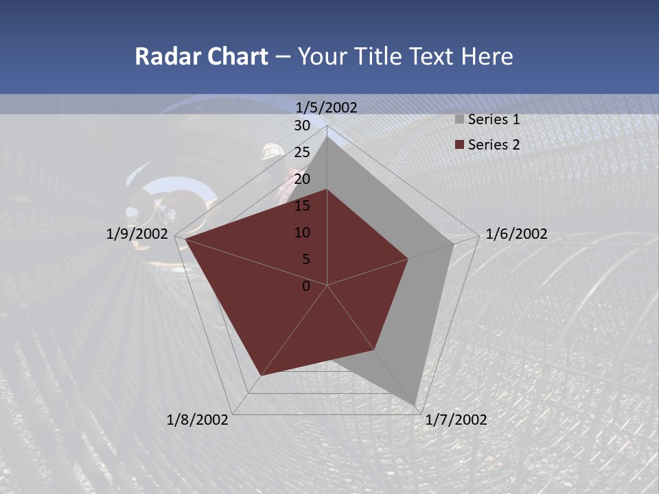 Technology Line Tunnel Columns PowerPoint Template