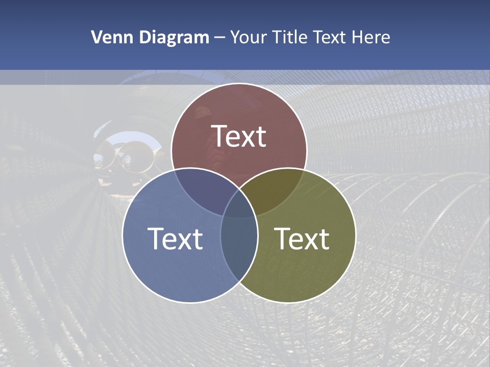 Technology Line Tunnel Columns PowerPoint Template
