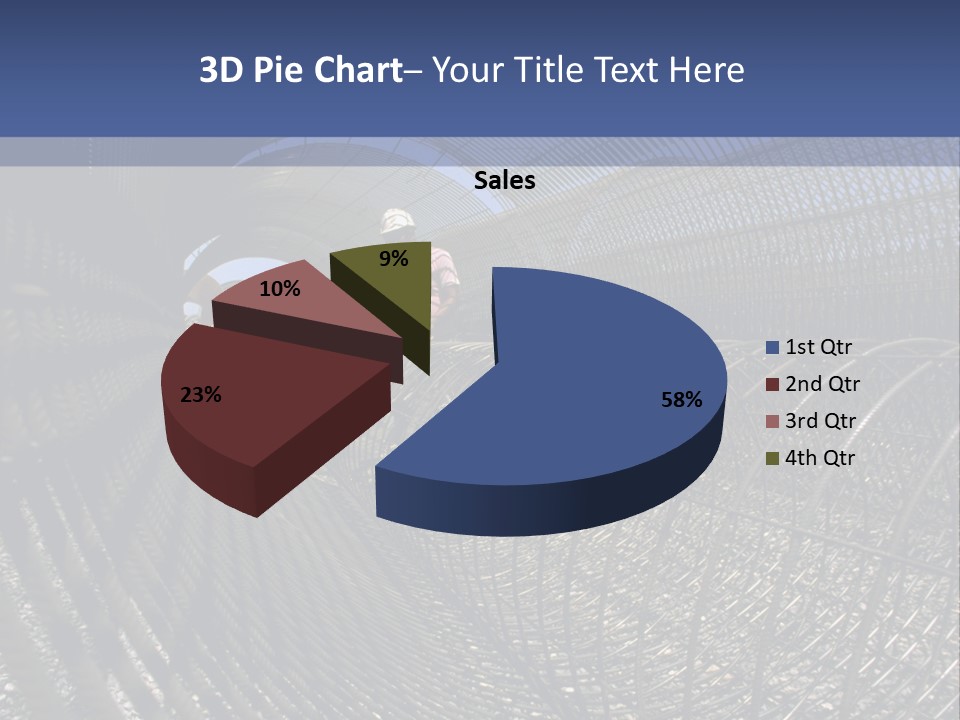 Technology Line Tunnel Columns PowerPoint Template