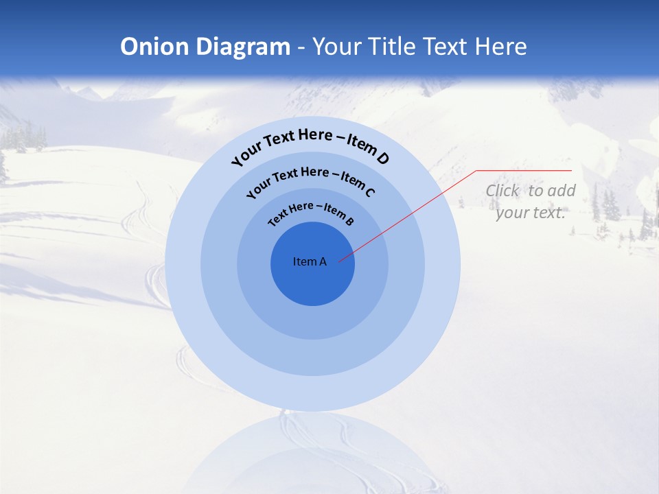 Skiers On The Background Of Snowy Mountains PowerPoint Template