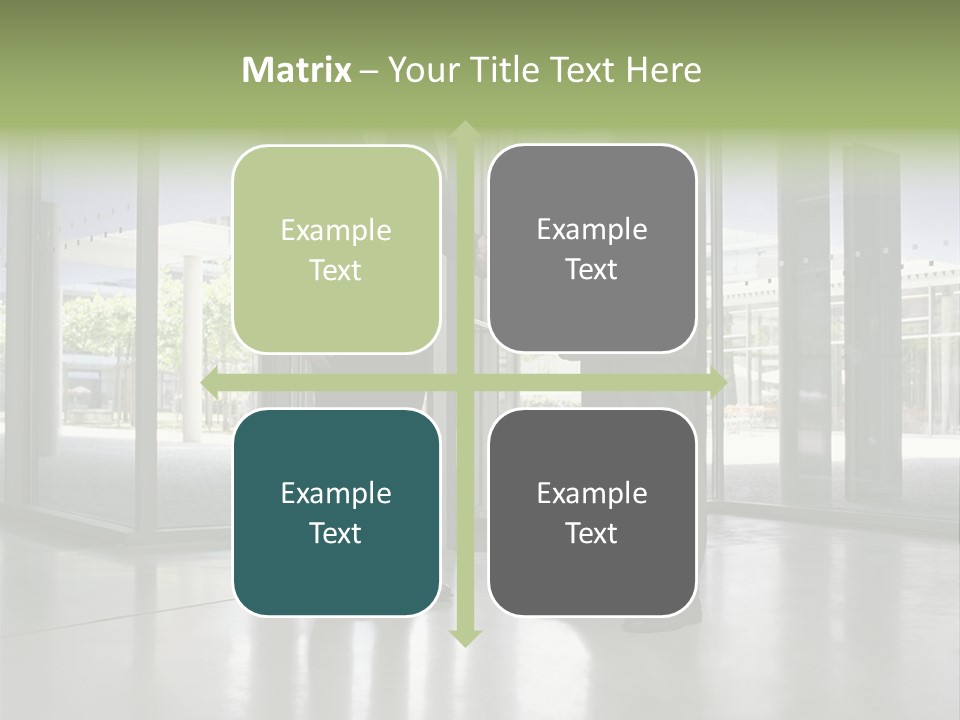 Businessmen Shaking Hands PowerPoint Template