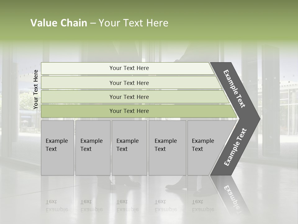Businessmen Shaking Hands PowerPoint Template