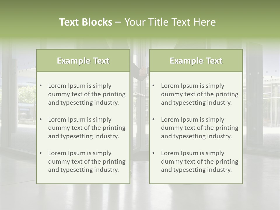 Businessmen Shaking Hands PowerPoint Template