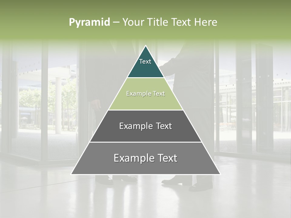 Businessmen Shaking Hands PowerPoint Template