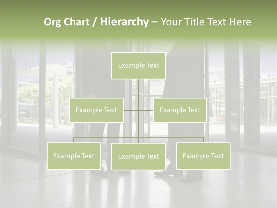 Businessmen Shaking Hands PowerPoint Template