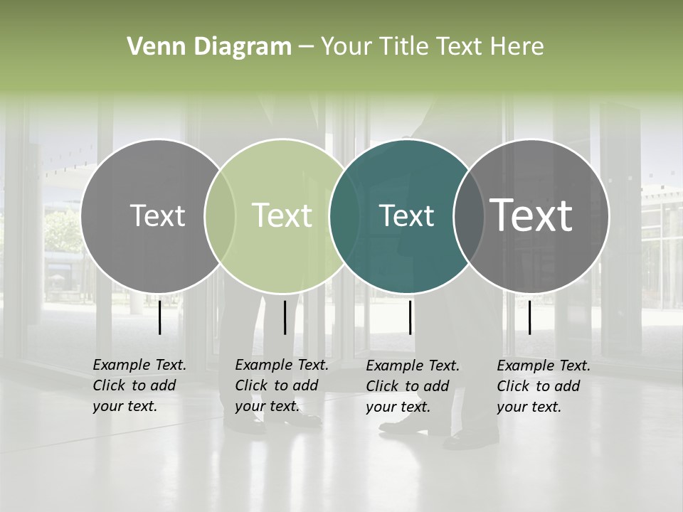 Businessmen Shaking Hands PowerPoint Template