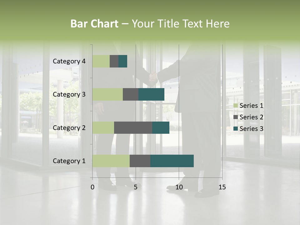 Businessmen Shaking Hands PowerPoint Template