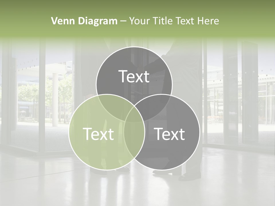 Businessmen Shaking Hands PowerPoint Template