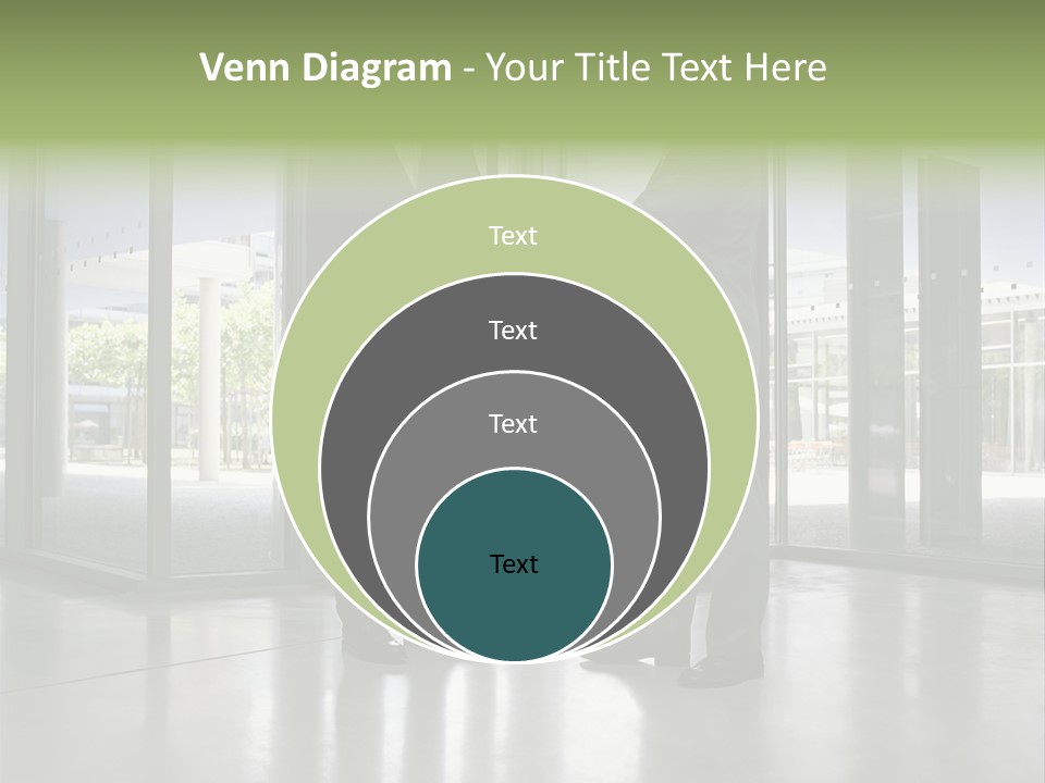 Businessmen Shaking Hands PowerPoint Template