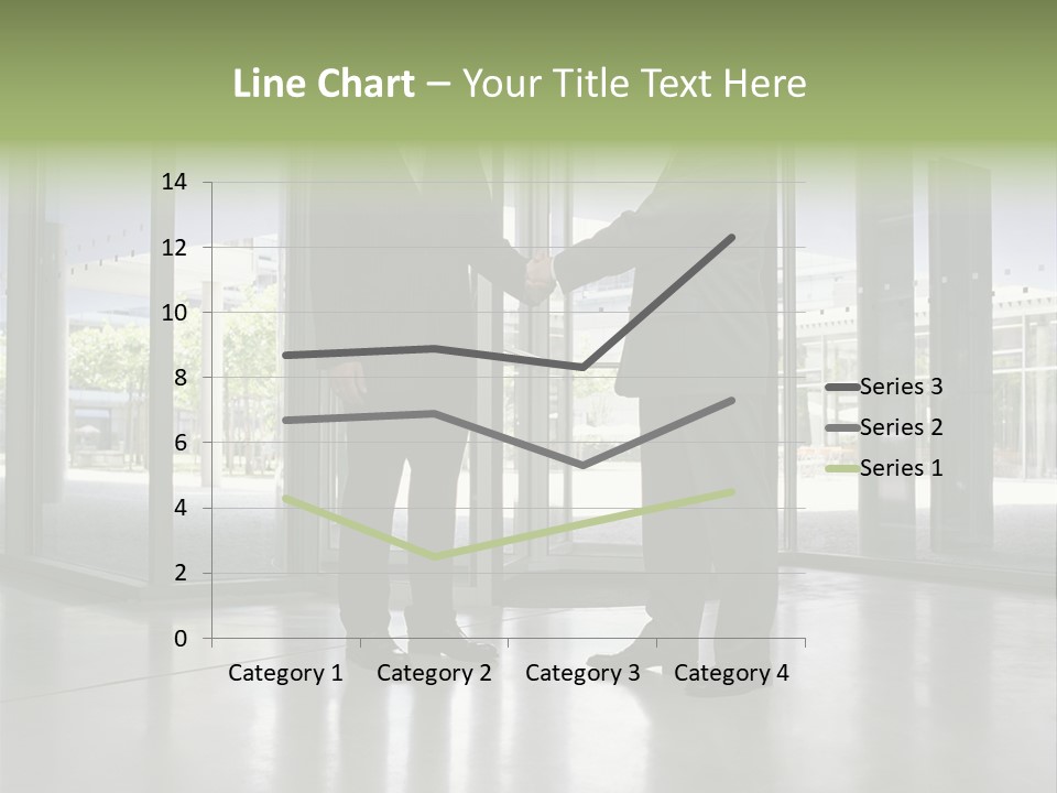 Businessmen Shaking Hands PowerPoint Template