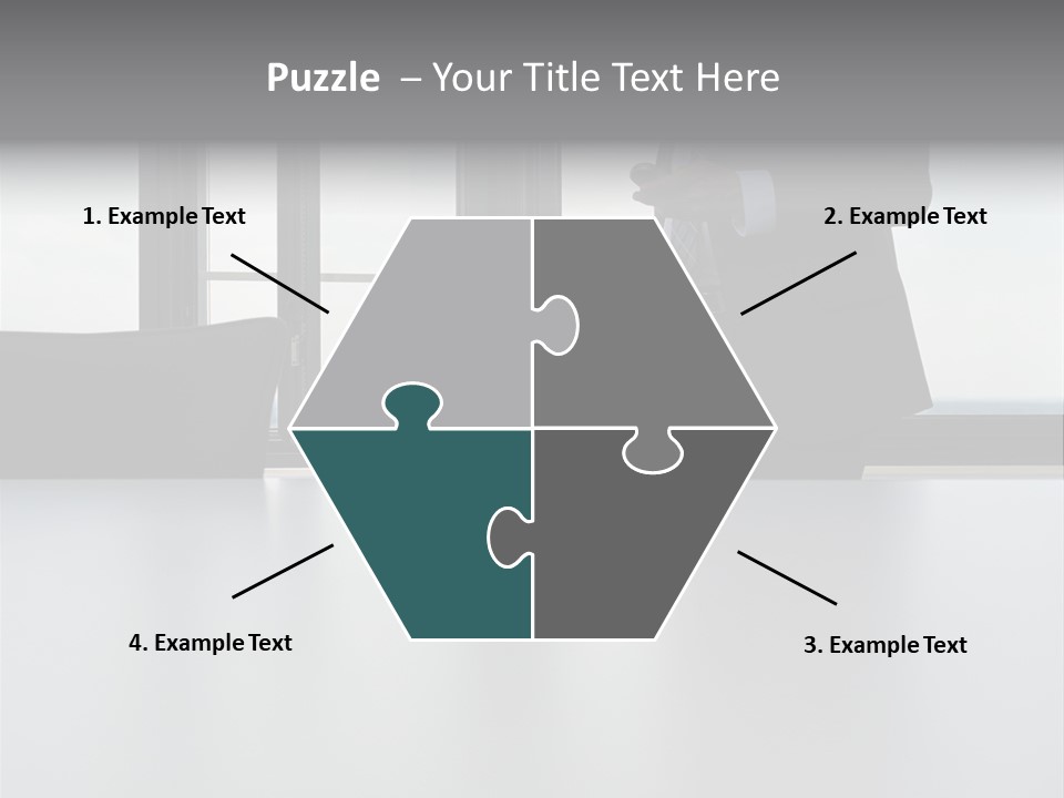 Businessman Using Mobile Phone PowerPoint Template