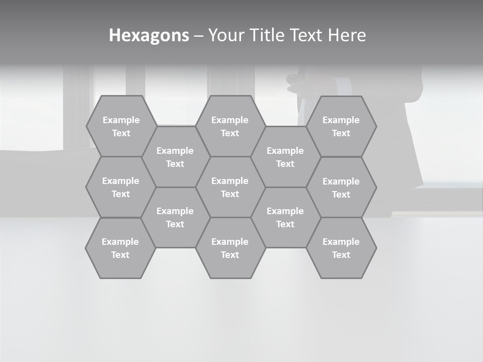 Businessman Using Mobile Phone PowerPoint Template