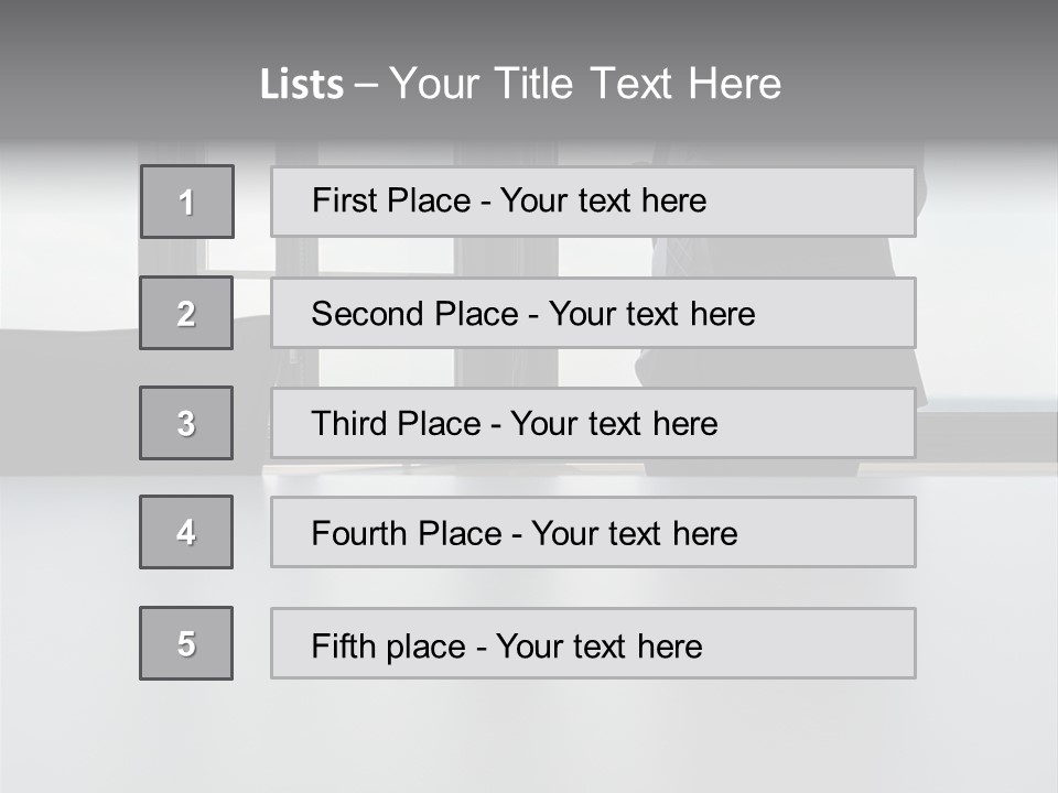 Businessman Using Mobile Phone PowerPoint Template