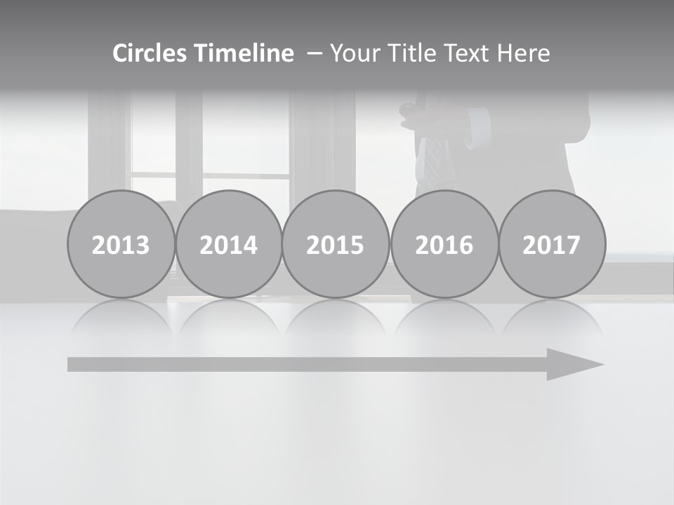 Businessman Using Mobile Phone PowerPoint Template