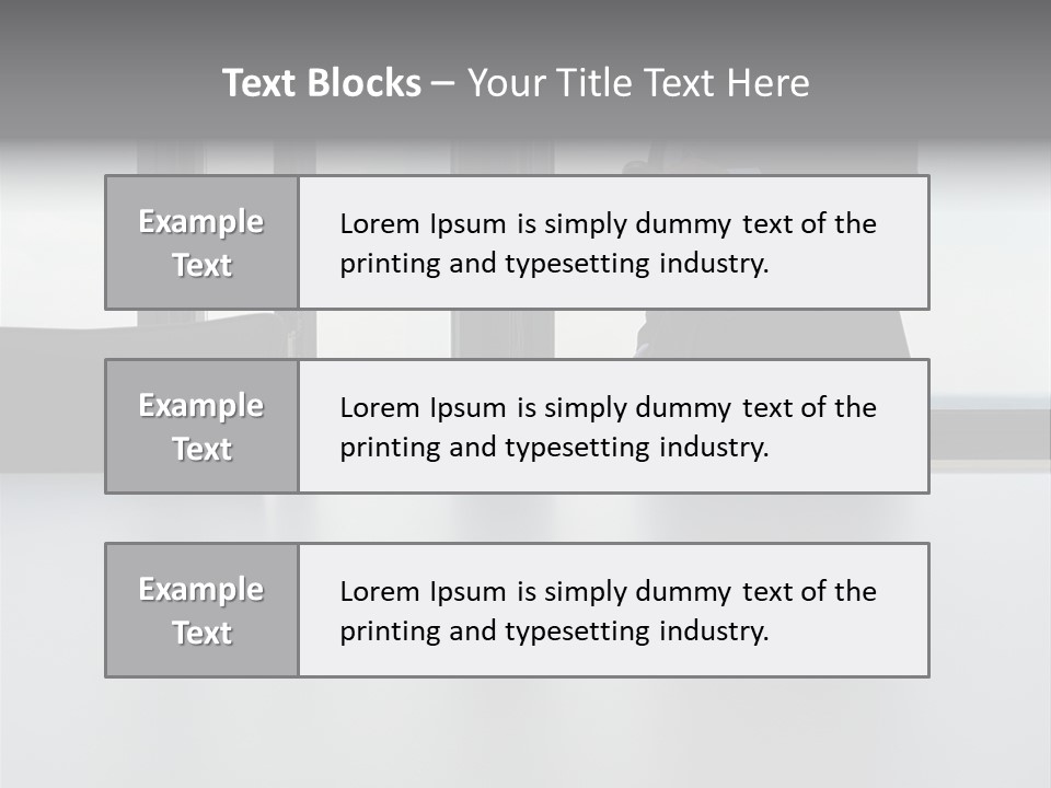 Businessman Using Mobile Phone PowerPoint Template