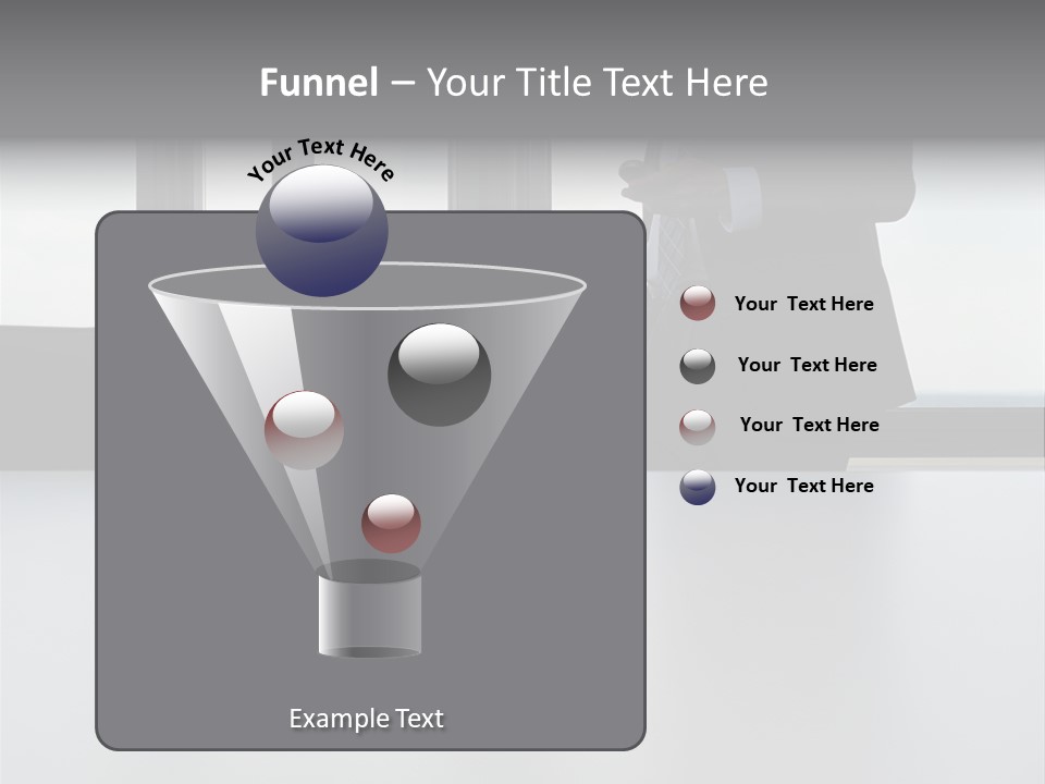 Businessman Using Mobile Phone PowerPoint Template
