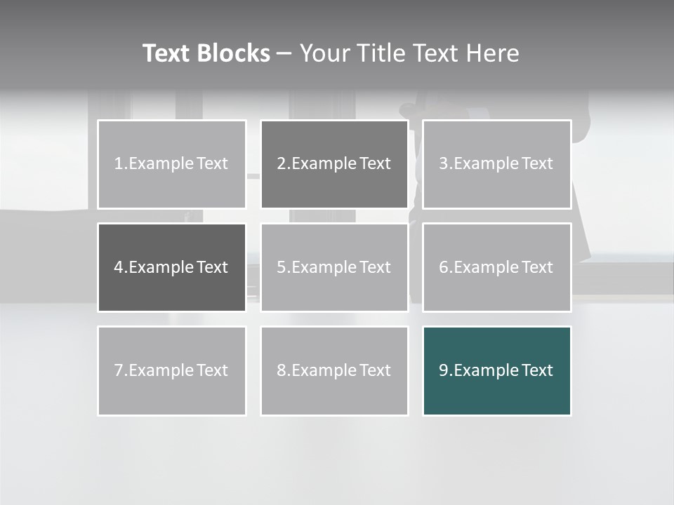 Businessman Using Mobile Phone PowerPoint Template