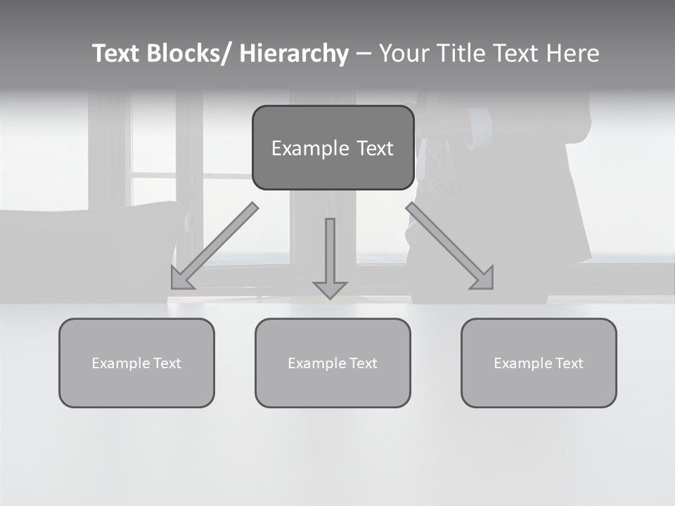 Businessman Using Mobile Phone PowerPoint Template