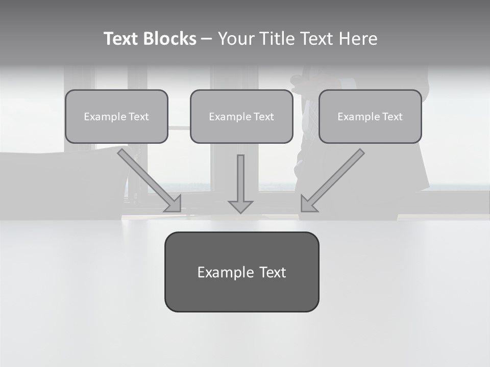 Businessman Using Mobile Phone PowerPoint Template