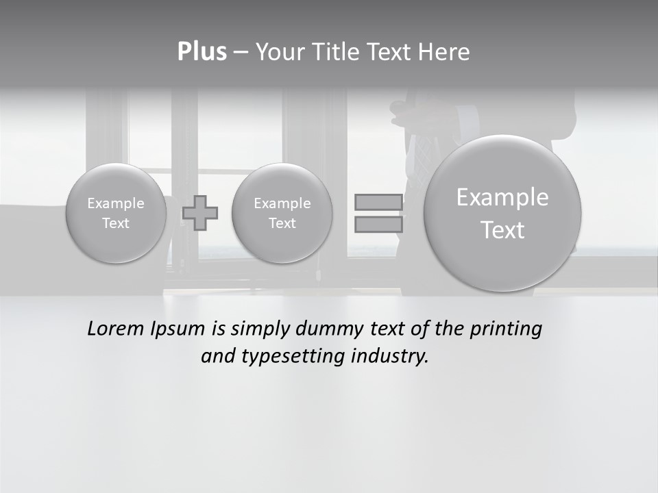 Businessman Using Mobile Phone PowerPoint Template